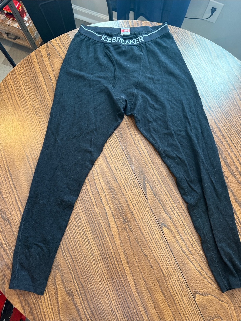Icebreaker Men’s Black Merino Base Layer Pants